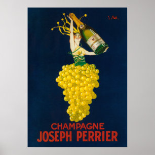 Joseph Perrier Champagne Promotional Poster