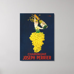 Joseph Perrier Champagne Promotional Poster Canvas Print