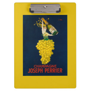 Joseph Perrier Champagne Promotional Poster Clipboard
