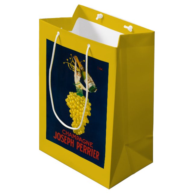 Joseph Perrier Champagne Promotional Poster Medium Gift Bag (Front Angled)