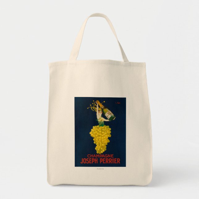 Joseph Perrier Champagne Promotional Poster Tote Bag (Front)