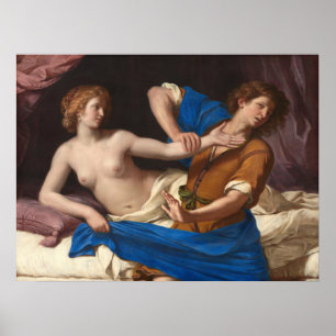 Joseph, Potiphar's Wife - Guercino Fine Art Poster