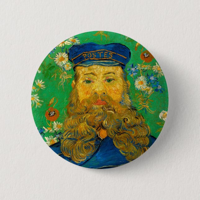Joseph Roulin - Van Gogh - c1889 2 Inch Round Button (Front)