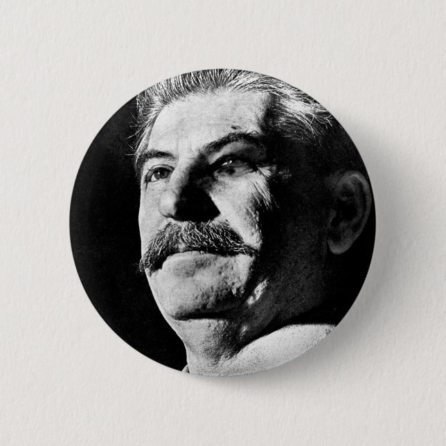 Joseph Stalin 2 Inch Round Button (Front)