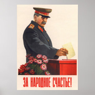 Joseph Stalin Soviet propaganda poster