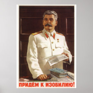 Joseph Stalin Soviet propaganda poster