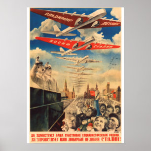 Joseph Stalin Soviet propaganda poster