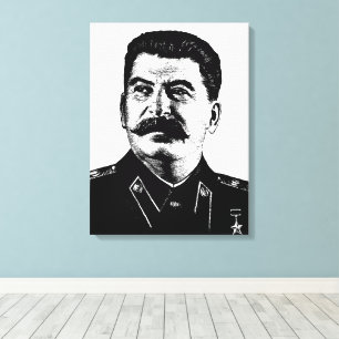 Joseph Stalin, USSR, CCCP, Soviet Union, Communism Canvas Print