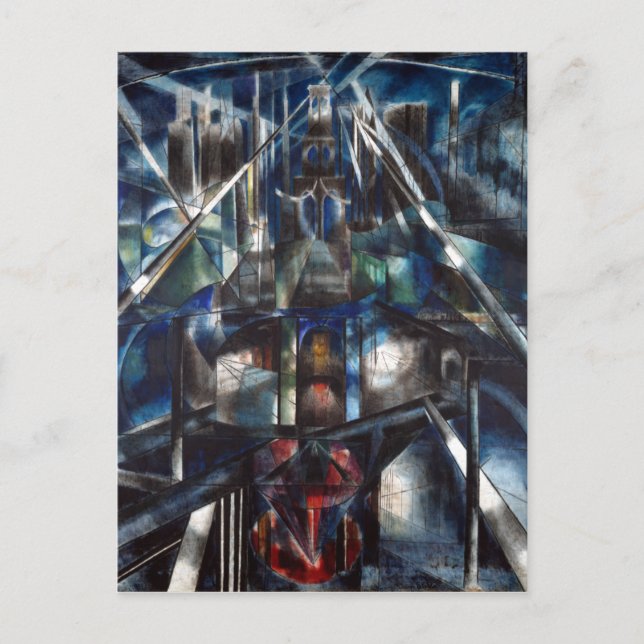Joseph Stella Brooklyn Bridge Postcard (Front)