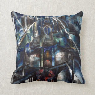 Joseph Stella Brooklyn Bridge Throw Pillow