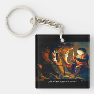 Joseph the Carpenter Keychain