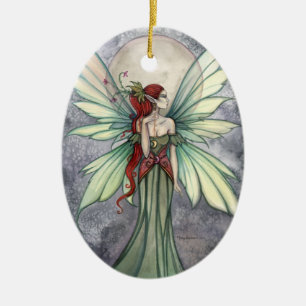 Josephina Jovely Green Fairy Art Ornement
