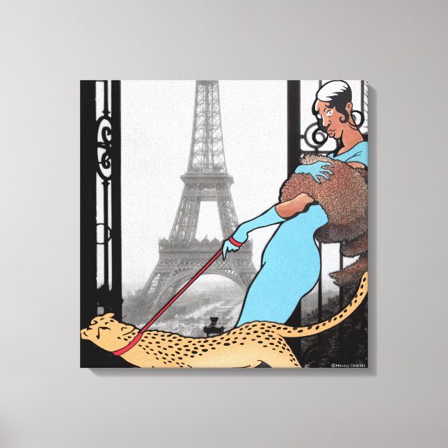Josephine Baker Wrapped Canvas Print (Front)