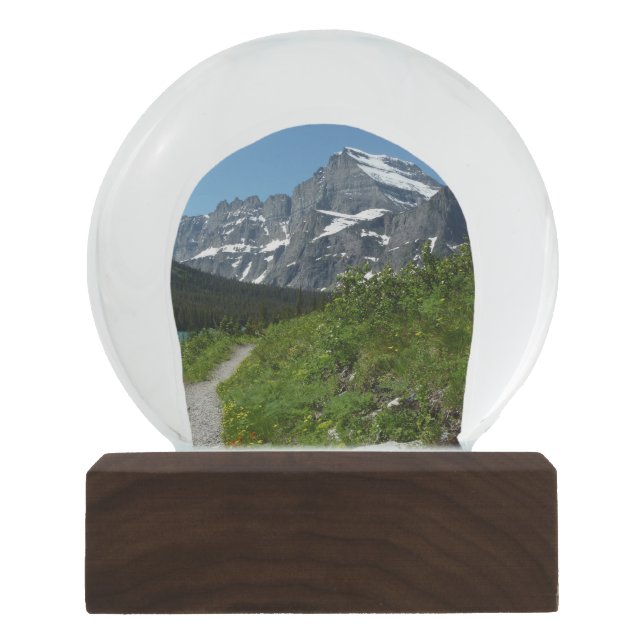Josephine Lake Trail with Mount Guild at Glacier Snow Globe (Front)