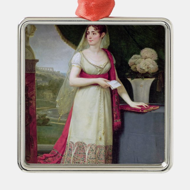 Josephine Tasher de la Pagerie  Empress Metal Ornament (Front)