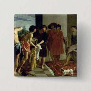 Joseph's Coat, 1630 2 Inch Square Button