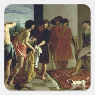 Joseph's Coat, 1630 Square Sticker