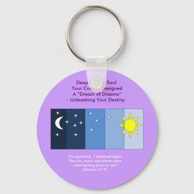 Joseph's Dream Keychain (Front)