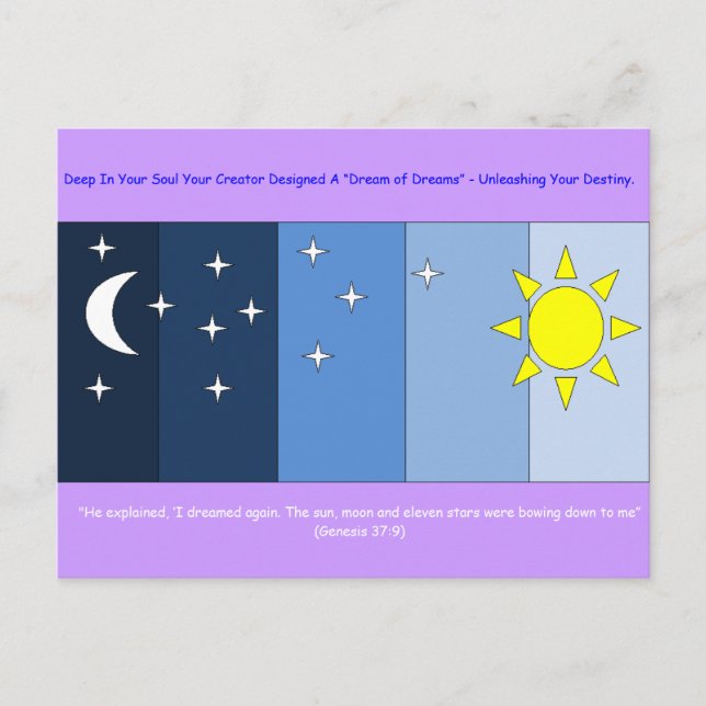 Joseph's Dream Postcard (Front)