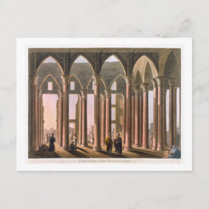 Joseph's Hall in the Castle of Cairo, plate 31 fro Postcard