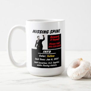 Josh Hawley Missing Spine Coffee Mug