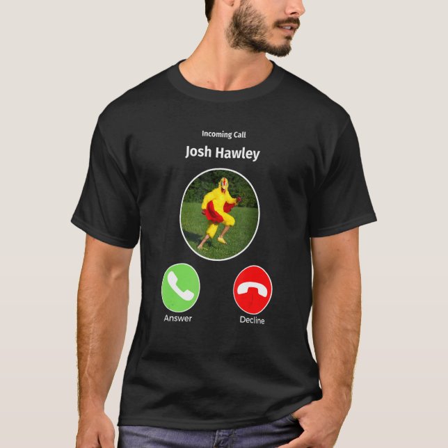 Josh Hawley Running Like A Chicken Calling T-Shirt (Front)