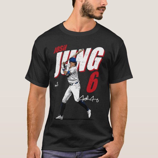 Josh Jung Texas Baseball Players MLBJOJ3001 T-Shirt (Front)