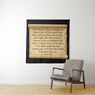 Joshua 1:8   tapestry