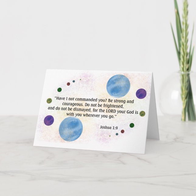 Joshua 1:99 card (Front)