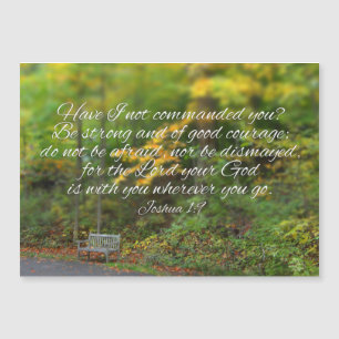 Joshua 1:9 Bible Verse Christian Scripture