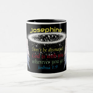 Joshua 1:9 Christian Faith Message Meditation  Mug