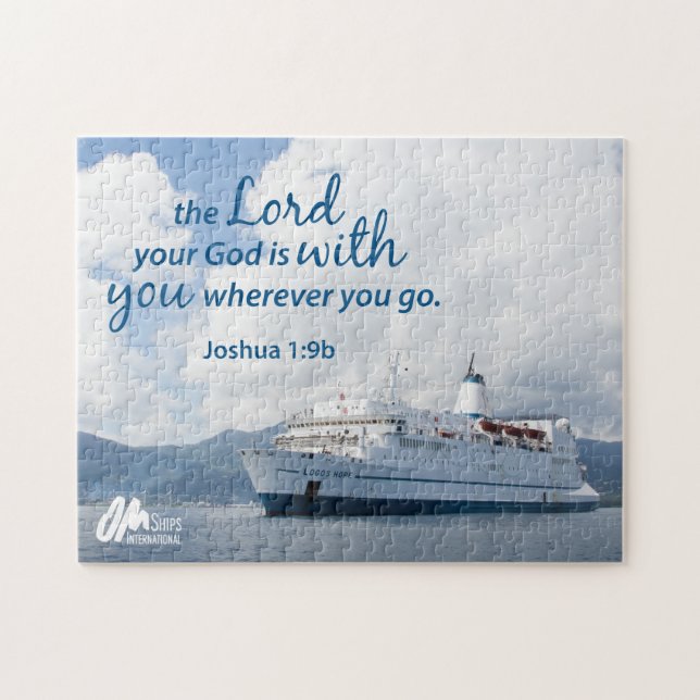 Joshua 1:9 Puzzle (Horizontal)