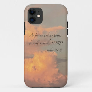 Joshua 24:15 As for me and…iPhone/iPad case