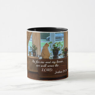 Joshua 24:15 As for me and my house, we will serve Mug