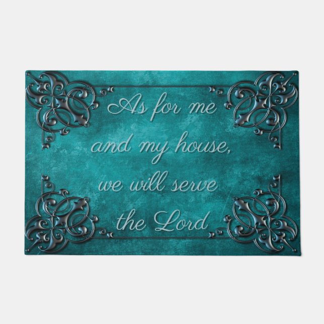 Joshua 24:15 doormat (Front)