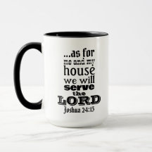 Joshua 24:15 Father's Day Mug
