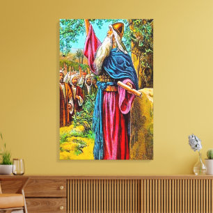 Joshua 24:16-28 Israel Promises to Serve GodCanvas Canvas Print
