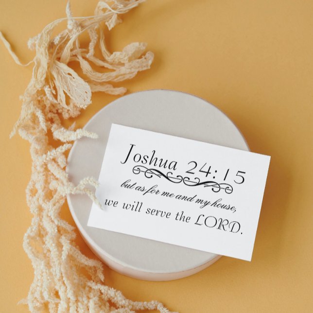Joshua 24 Scripture Verse Greeting Card (Creator Uploaded)