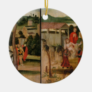 Joshua at the Walls of Jericho Ceramic Ornament
