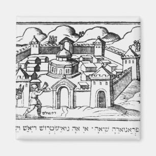 Joshua at the Walls of Jericho Magnet