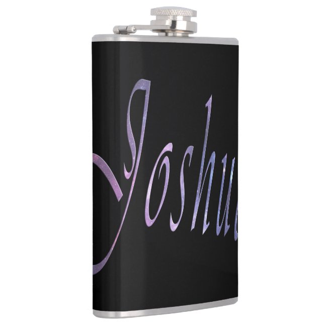 Joshua Boys Name,   Hip Flask (Right)