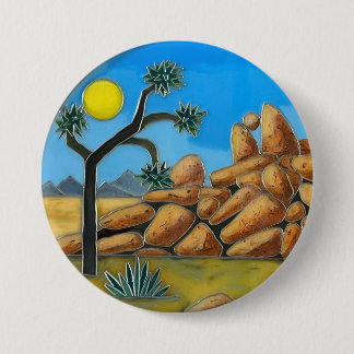 Joshua Tree Adventure Club- Fish Rock 3 Inch Round Button