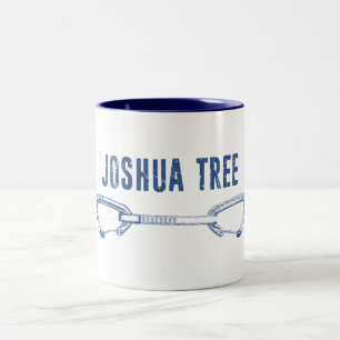 Joshua Tree California Climbing Quickdraw Two-Tone Coffee Mug
