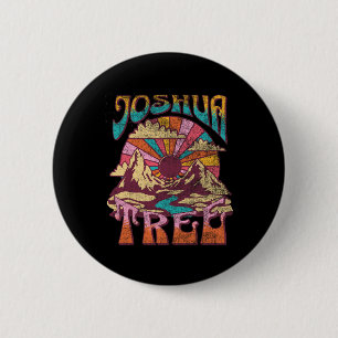 Joshua Tree California Nature Hiking Mountains Out 2 Inch Round Button