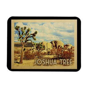 Joshua Tree California Vintage Travel Magnet