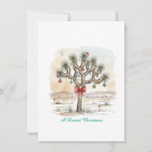 Joshua Tree Christmas Holiday Card