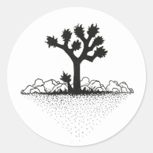 Joshua Tree Classic Round Sticker