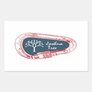 Joshua Tree Climbing Carabiner Sticker
