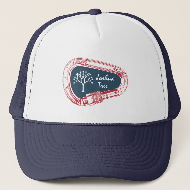 Joshua Tree Climbing Carabiner Trucker Hat (Front)
