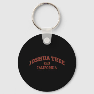 Joshua Tree College Style Rock Climbing Area Desig Keychain
